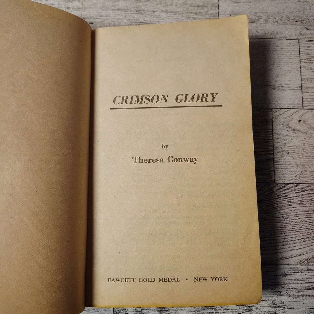 Fawcett Gold Medal crimson glory